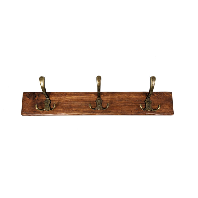 Alpen Home Handmade Wooden Coat Rack AK2404 Medium Oak Wayfair.co.uk